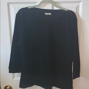 Simple Black Blouse with texture